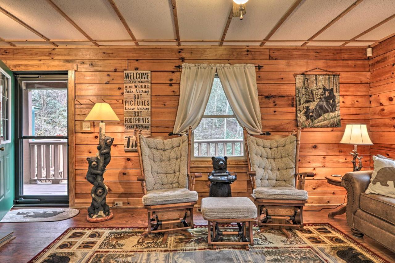 Smoky Mountain Cozy Cove Cabin Deck And Fire Pit! Cosby Εξωτερικό φωτογραφία